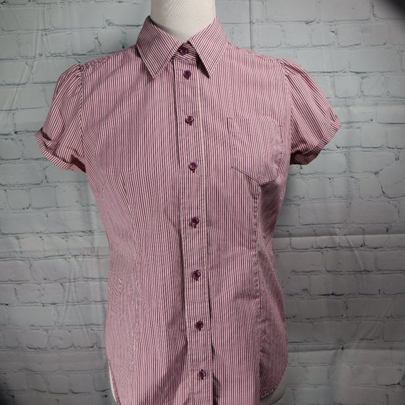 New York & Company Button Down Shirt with Sweater - Being Sold as a Set, Size M - Picture 6 of 7